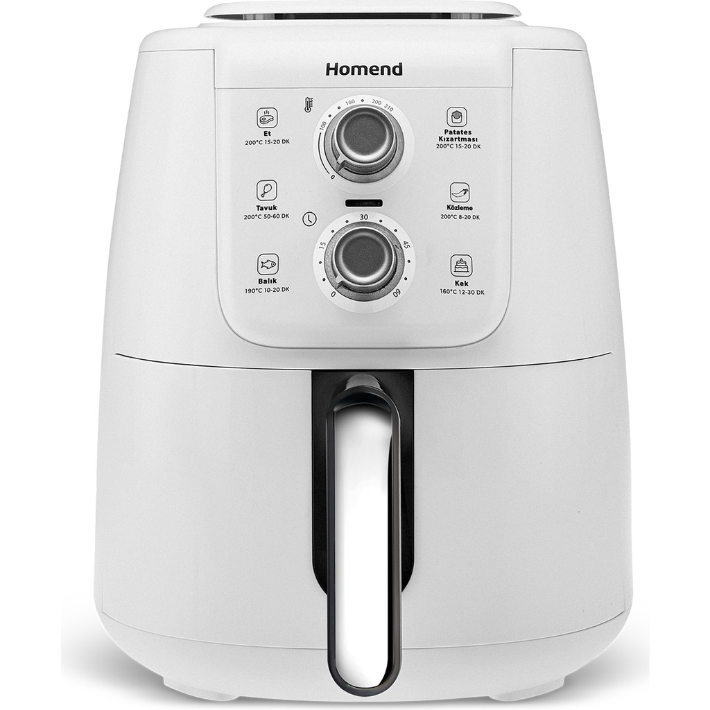 Homend Airfryday 4 Litre 2510H Krem Silver Diğer Fiyatı