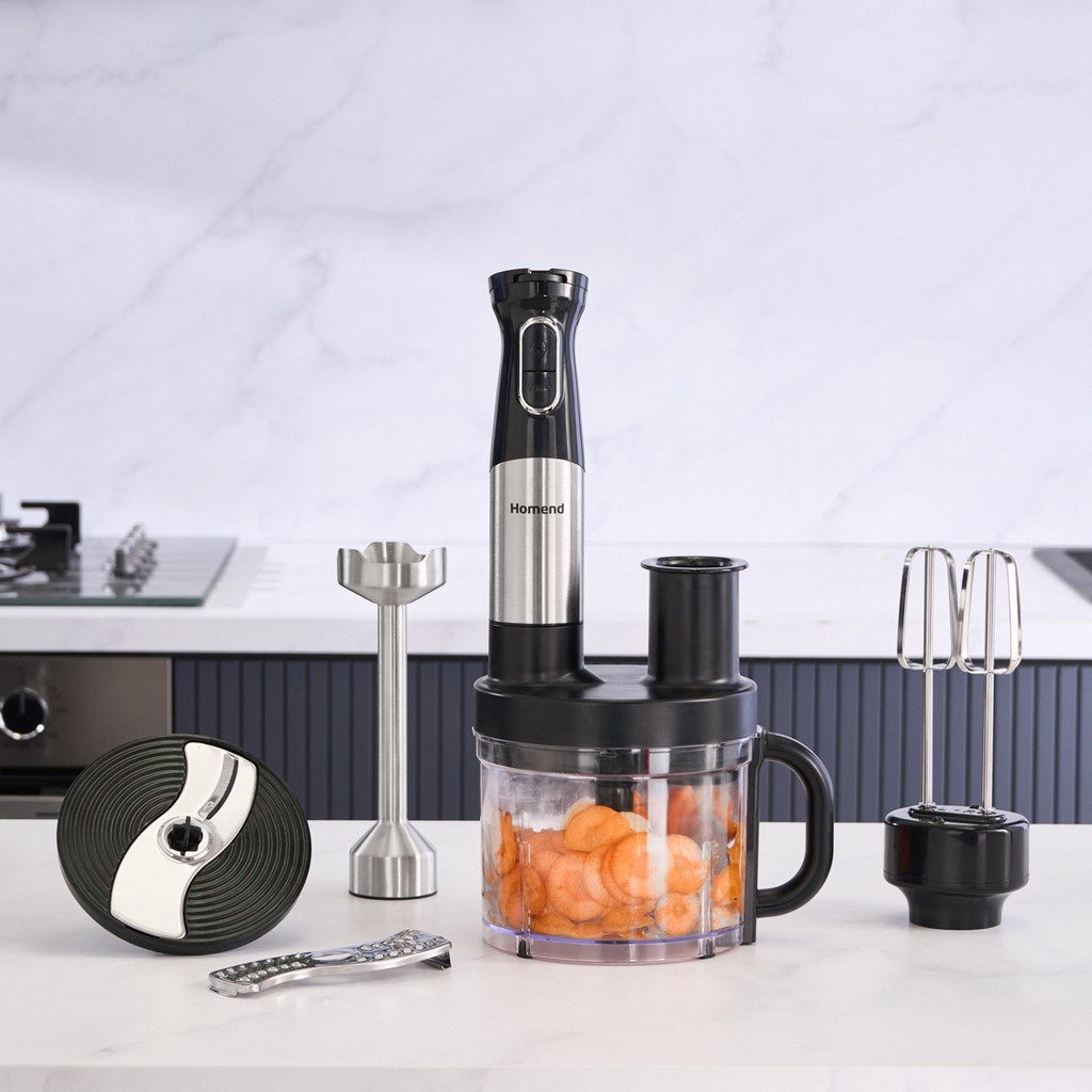 Homend Functionall 2848H Mutfak Robotu 1500W Güç ve 1 lt Kapasite ile Paslanmaz Çelik Özellikli - Gri Diğer Fiyatı