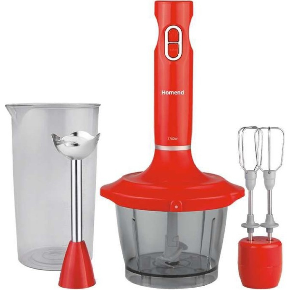 Homend Handmaid 1931H El Blender Seti - Kırmızı Blenderler Fiyatı