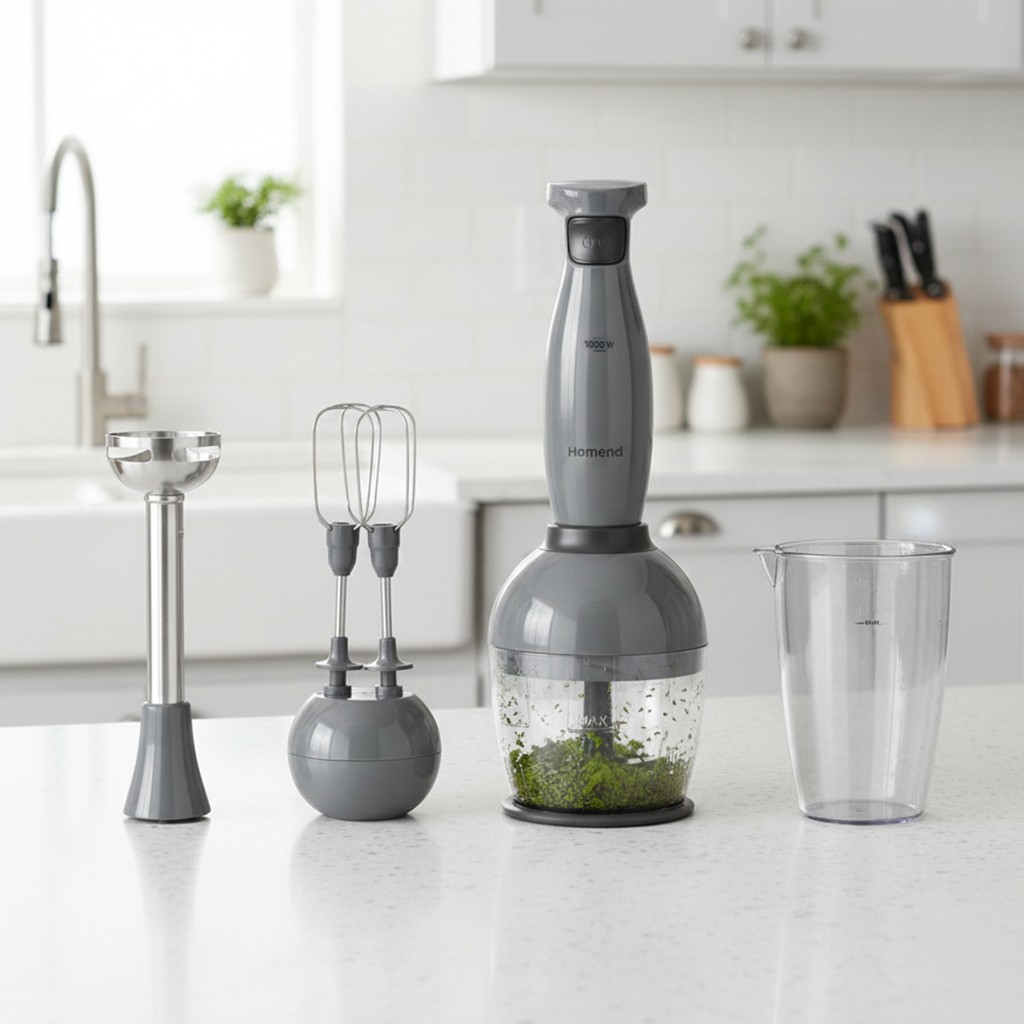 Homend Handmaid 1967H Blender Set Antrasit Siyah Blenderler Fiyatı