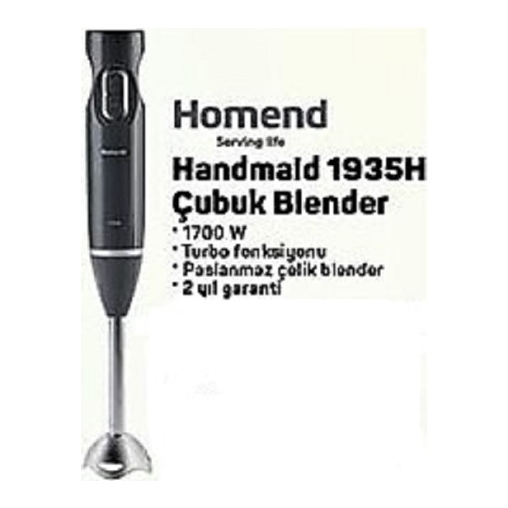 Homend HANDMAİD1935H - Siyah Blenderler Fiyatı
