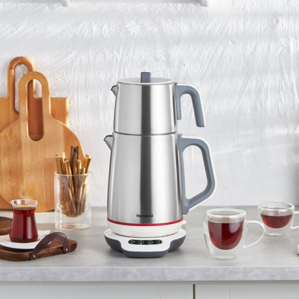 Homend Royaltea 1709H Konuşan Çay Makinesi (Dokunmatik Baza) - Inox Çay Makineleri Fiyatı
