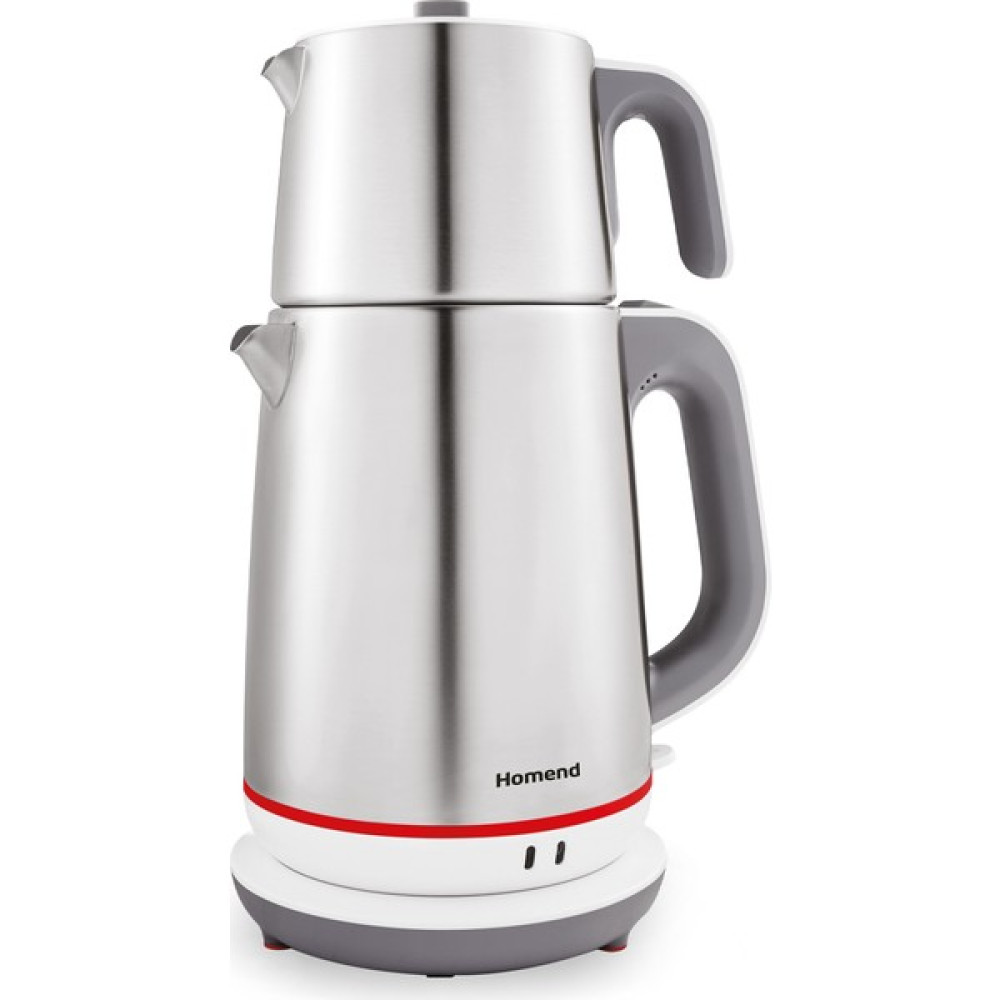 Homend Royaltea 1710H Inox Beyaz Çay Makinesi - Gri Çay Makineleri Fiyatı
