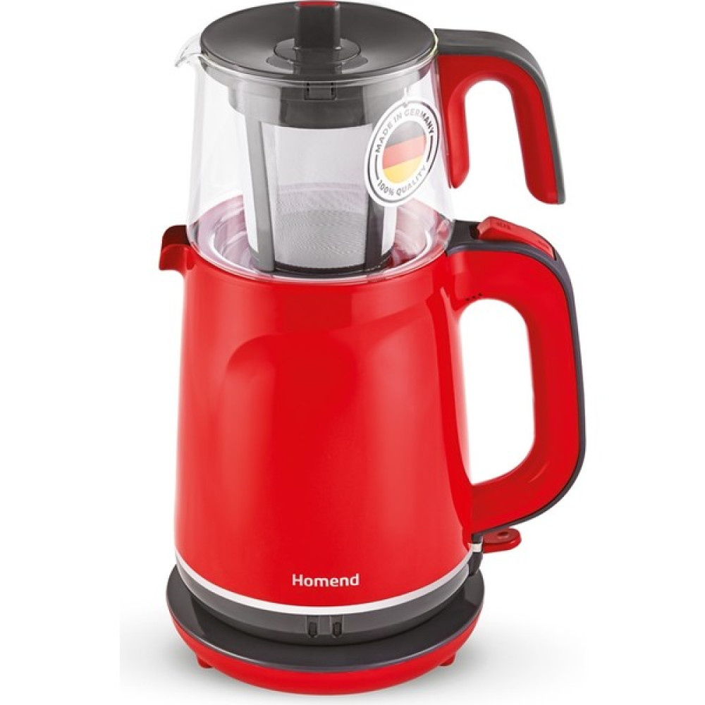 Homend Royaltea 1742H Kırmızı Çay Makinesi - Beyaz Çay Makineleri Fiyatı