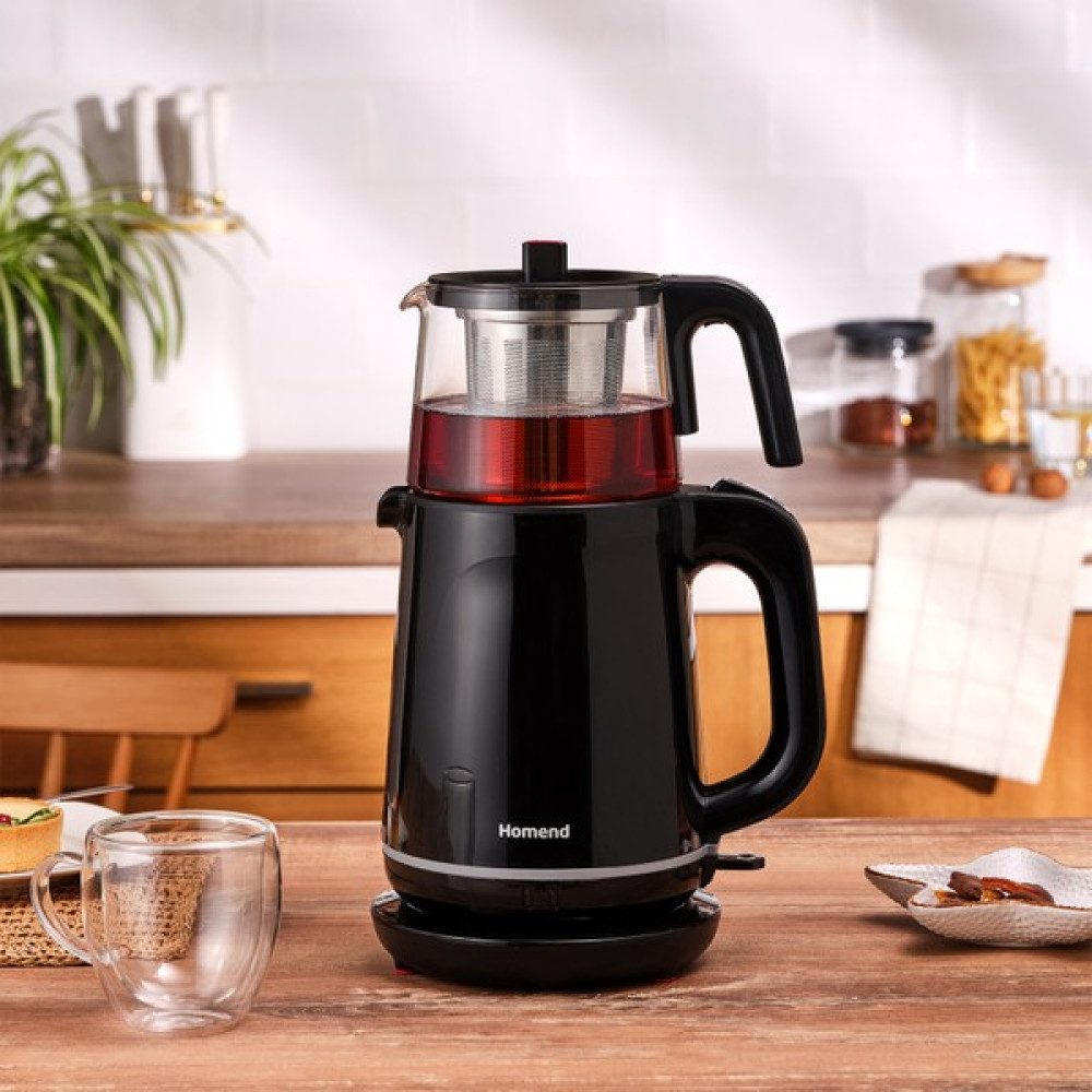 Homend Royaltea 1744H Çay Makinesi Siyah Çay Makineleri Fiyatı
