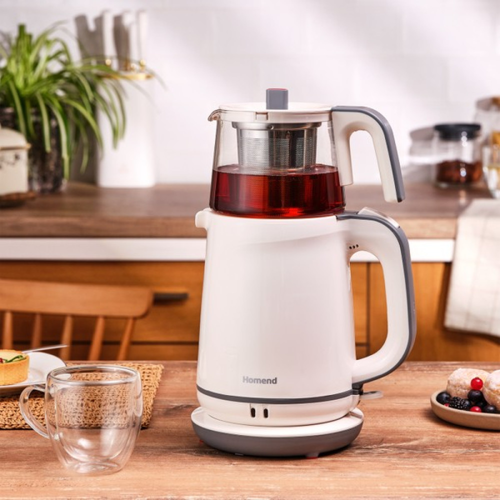 Homend Royaltea 1745H Çay Makinesi Krem - Krem Rengi Çay Makineleri Fiyatı