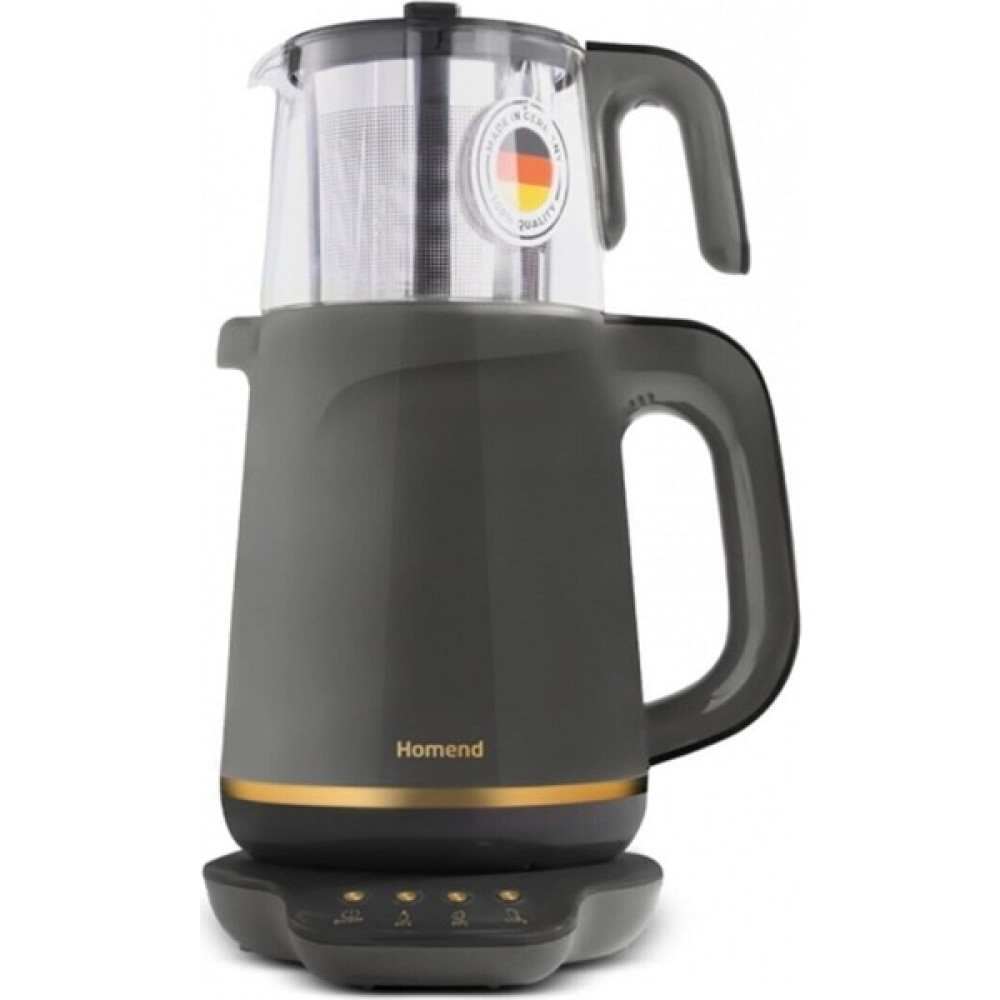 Homend Royaltea 1762H Konuşan Çay Makinesi Antrasit - Beyaz Çay Makineleri Fiyatı