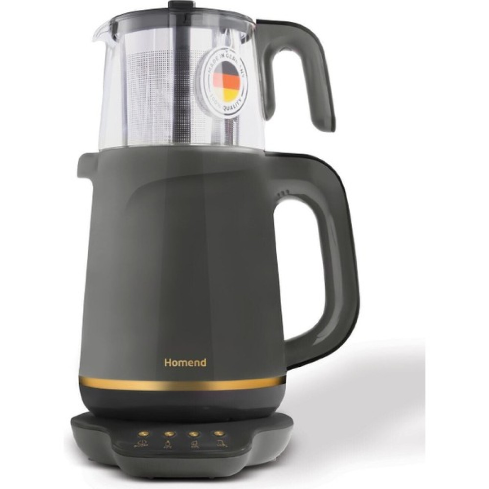Homend Royaltea 1762H Konuşan Çay Makinesi Antrasit - Gri Çay Makineleri Fiyatı