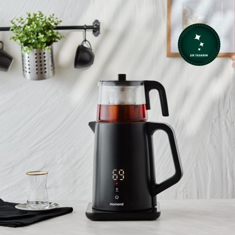 Homend Royaltea Cooltouch 1795H Dokunmatik Çift Duvarlı Paslanmaz Çelik Konuşan Çay Makinesi Çay Makineleri Fiyatı