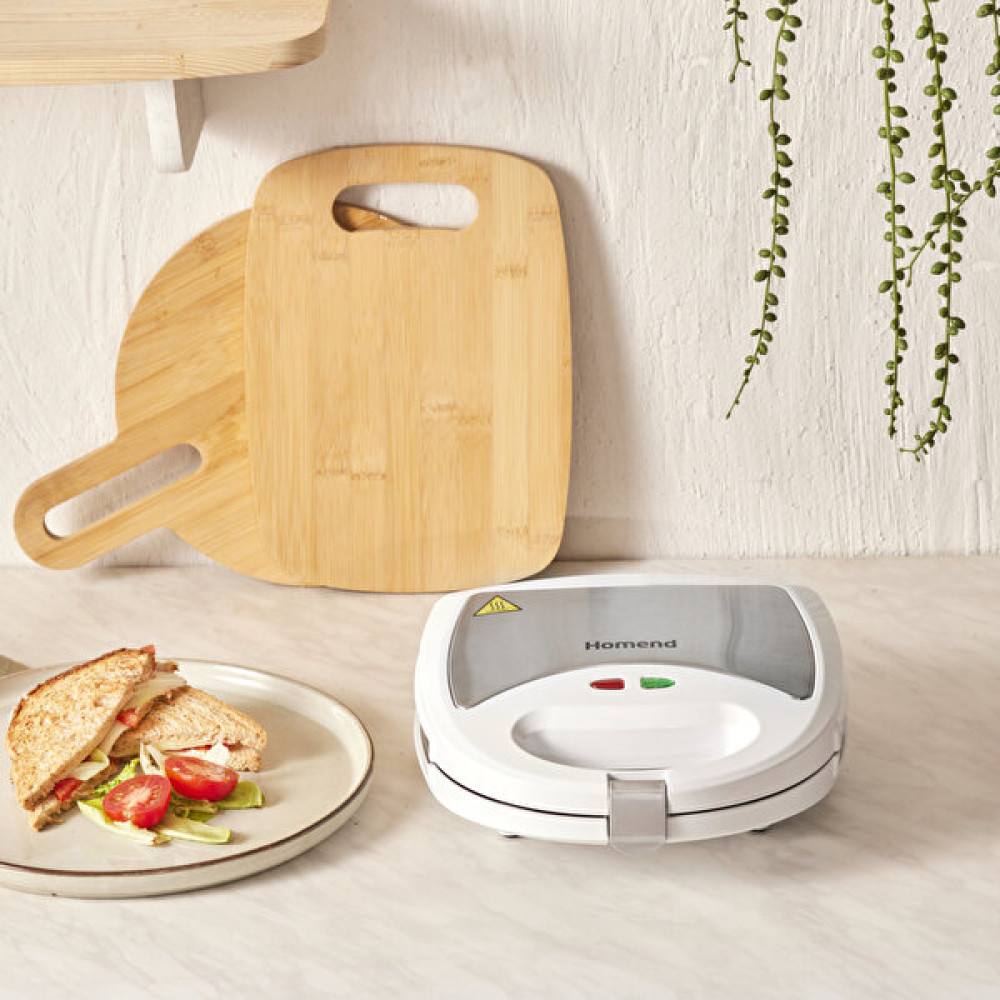 Homend Toastbuster 1309H Çıkarılabilir Plakalı Portatif Tasarım Tost Makinesi Silver Tost Makineleri Fiyatı