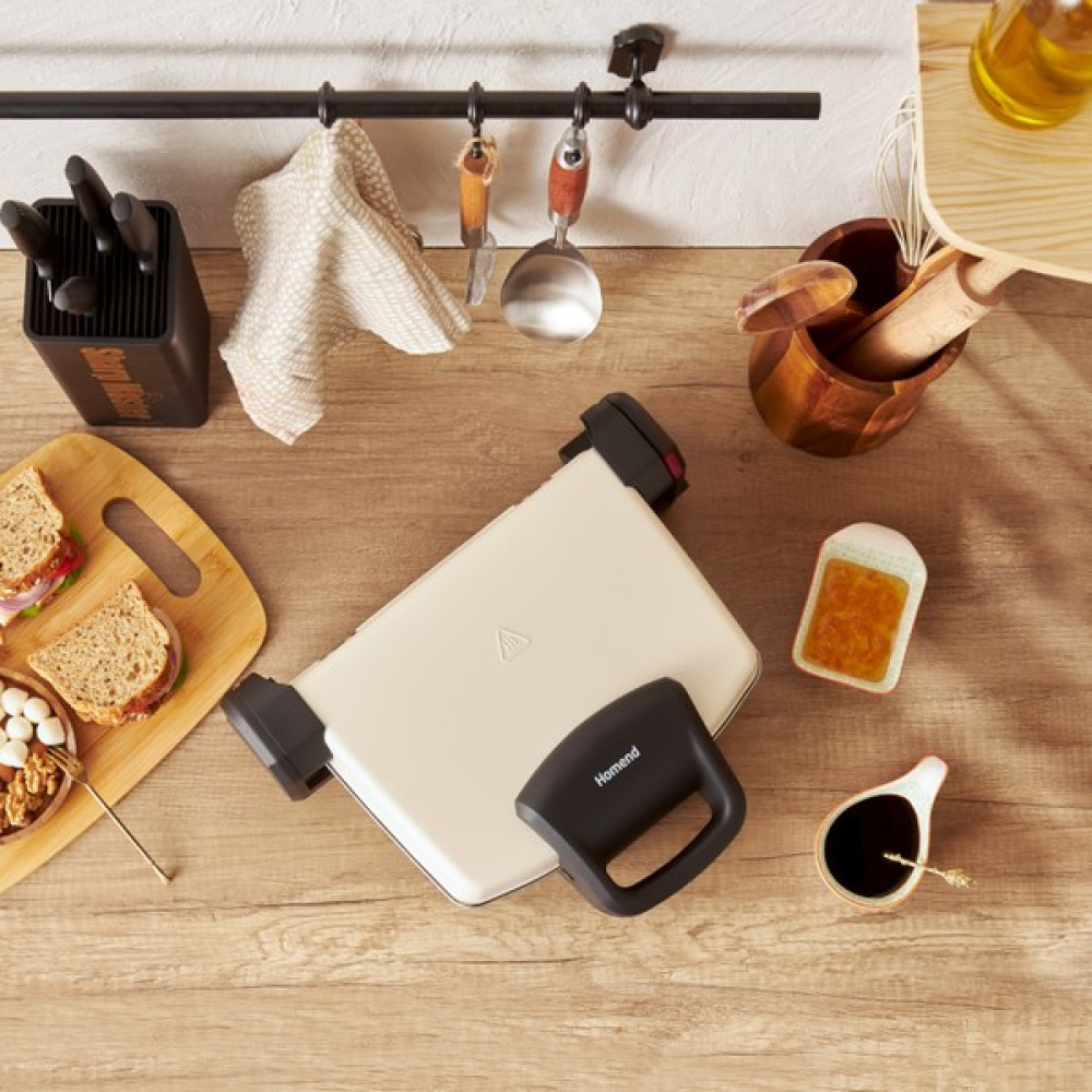Homend Toastbuster 1337H 4 Ekmekli Tost Makinesi Krem Tost Makineleri Fiyatı