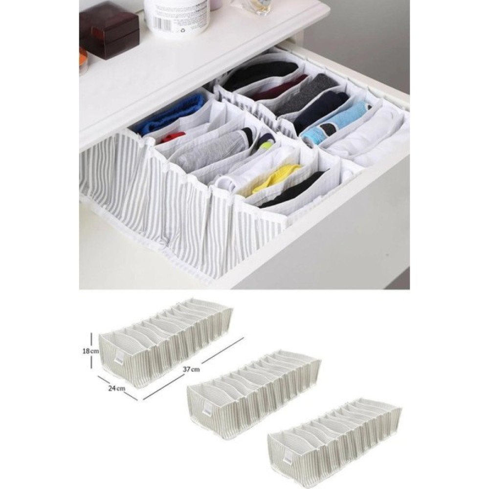 Homenıva 3 Adet 8 Bölmeli Akordiyon Organizer L Beden 37x24x18 Cm Hurç Fiyatı