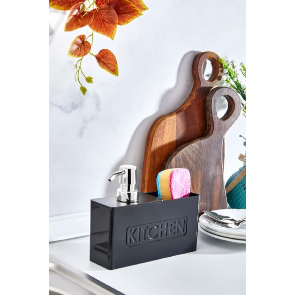 HOMENIVA Kitchen Silver Sıvı Sabunluk - Siyah Sabunluk Fiyatı