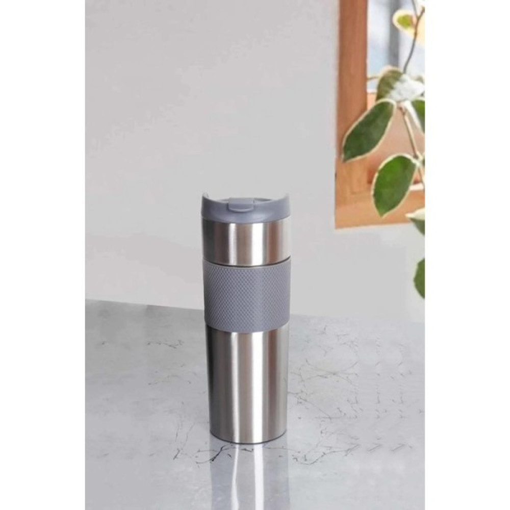 HOMENIVA Tohana French Press Paslanmaz Çelik Termos 450 ml - 3 Fonksiyonlu Mug Kamp Mutfağı Fiyatı