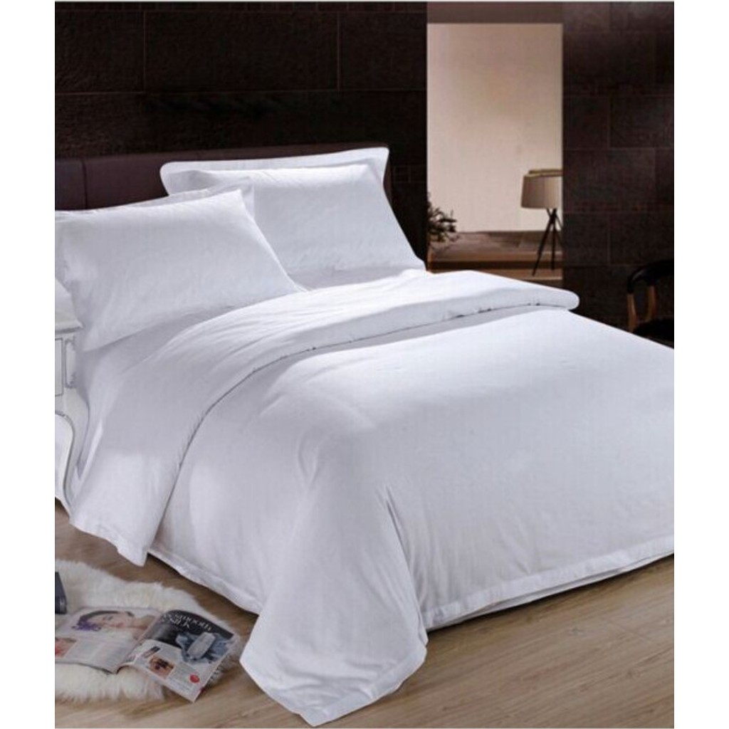 Homenup 150X200 Lüks Tek Kişilik Pamuk Saten Nevresim Takımı (Lastikli Çarşaflı) 83 Tel %100 Pamuklu Beyaz - Kırık Beyaz - 150 x 200 cm Nevresim Takımı Fiyatı