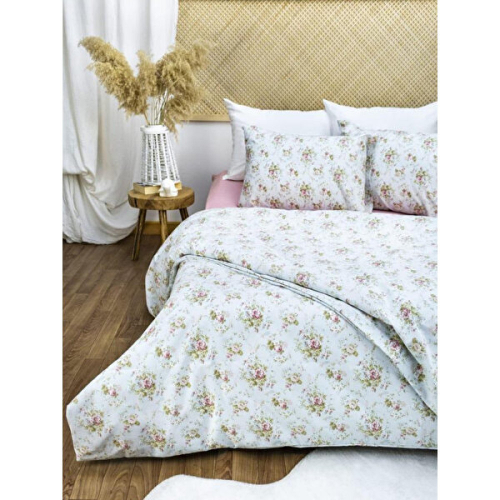 Homenup 90X190 Pamuklu 63 Tel Pembe Çiçek Tek Kişilik Nevresim Takımı - 90 x 190 cm Nevresim Takımı Fiyatı