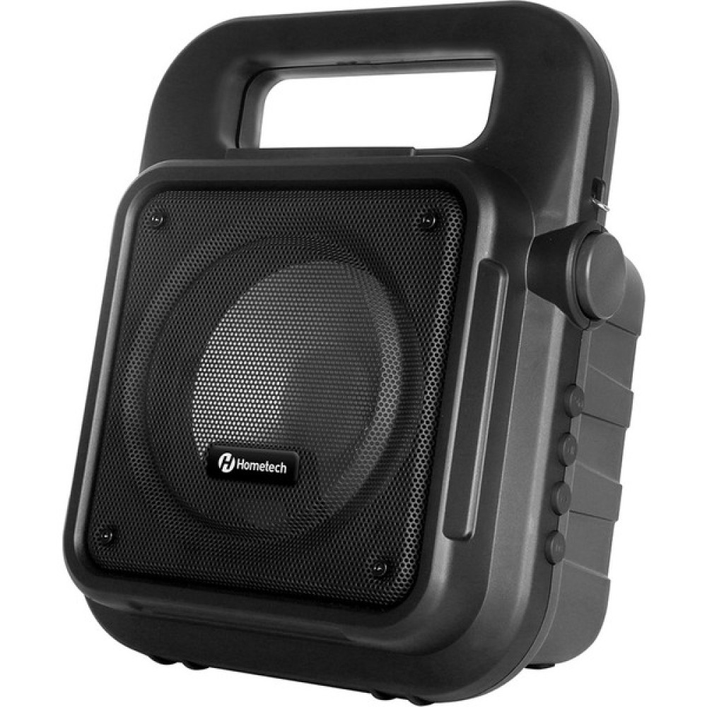 Hometech Taşınabilir Mikrofonlu BT Speaker Amfi - Siyah Bilgisayar Speaker Fiyatı