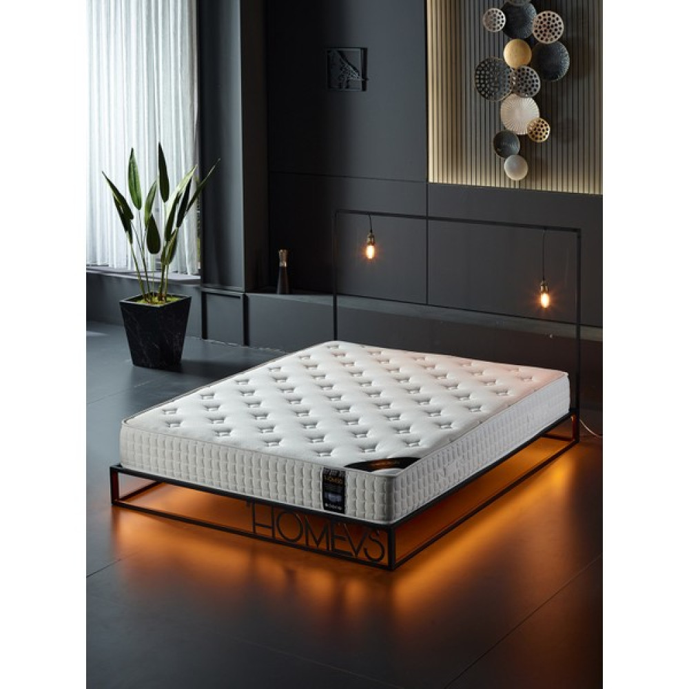 Homevs Silver Ergo Beyaz Serisi 150 x 200 cm. Tek Kişilik Yatak - 150 x 200 cm Yatak Fiyatı