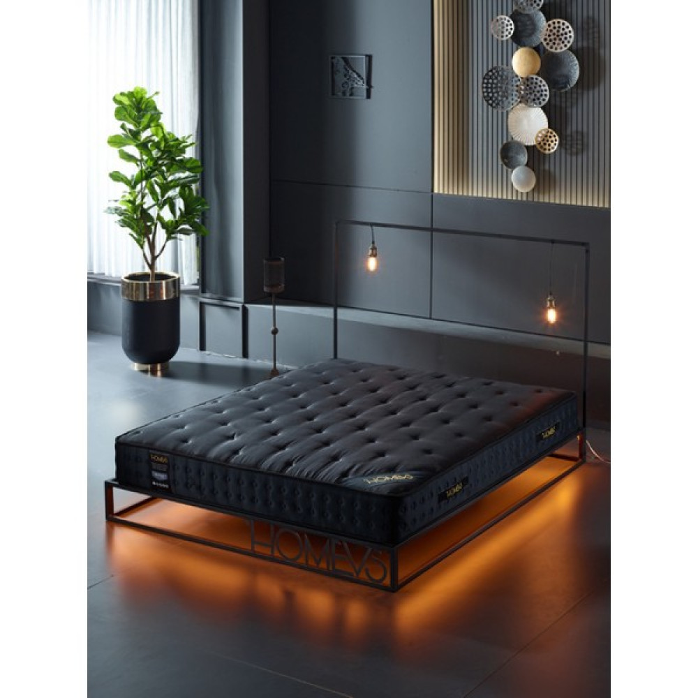 Homevs Silver Ergo Black Serisi 160 x 200 cm.çift Kişilik Yatak - 160 x 200 cm Yatak Fiyatı