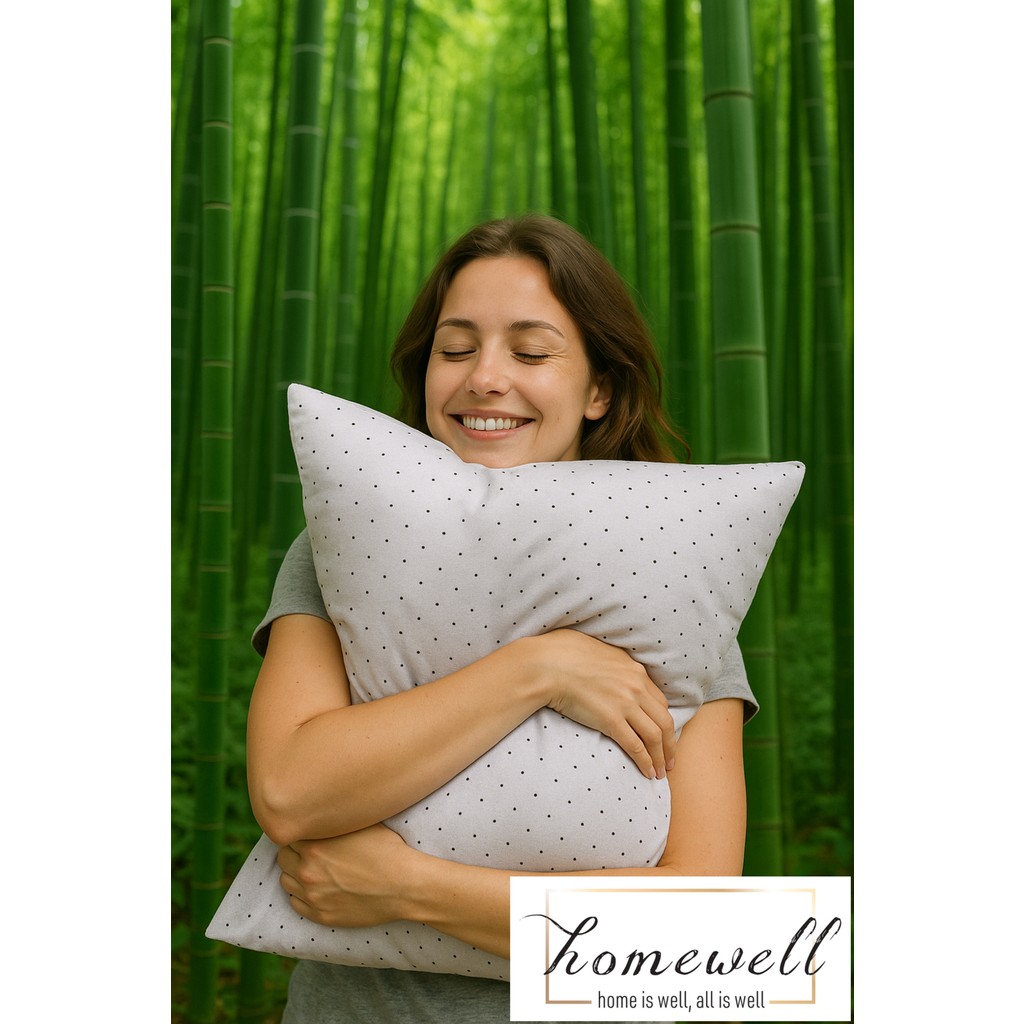 Homewell Saf Bambu Hipoalerjenik Ekstra Kılıflı Yastık Gri - 50 x 70 cm Yastık Kılıfı Fiyatı