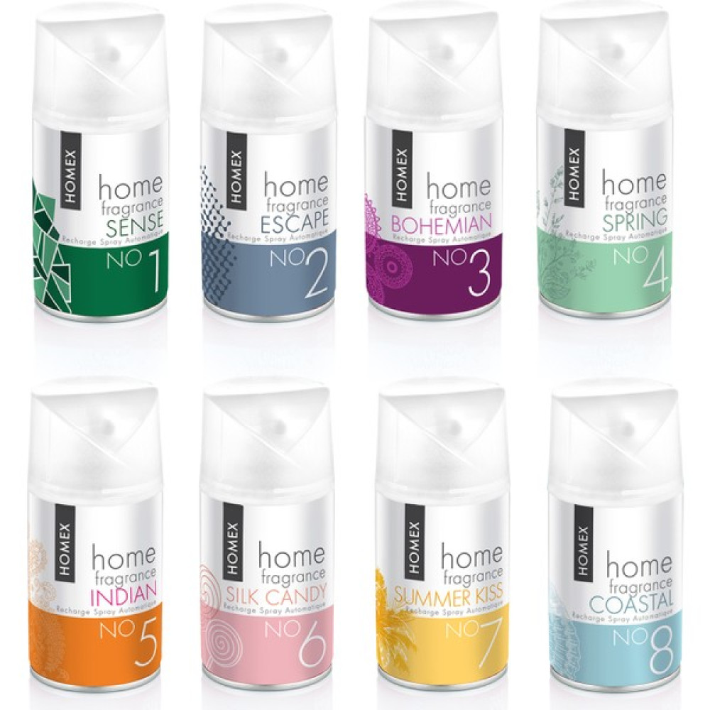 Homex Oda Kokusu Makine Yedek 8 Al 5 Öde - 8 x 250 ml Oda Kokusu Fiyatı