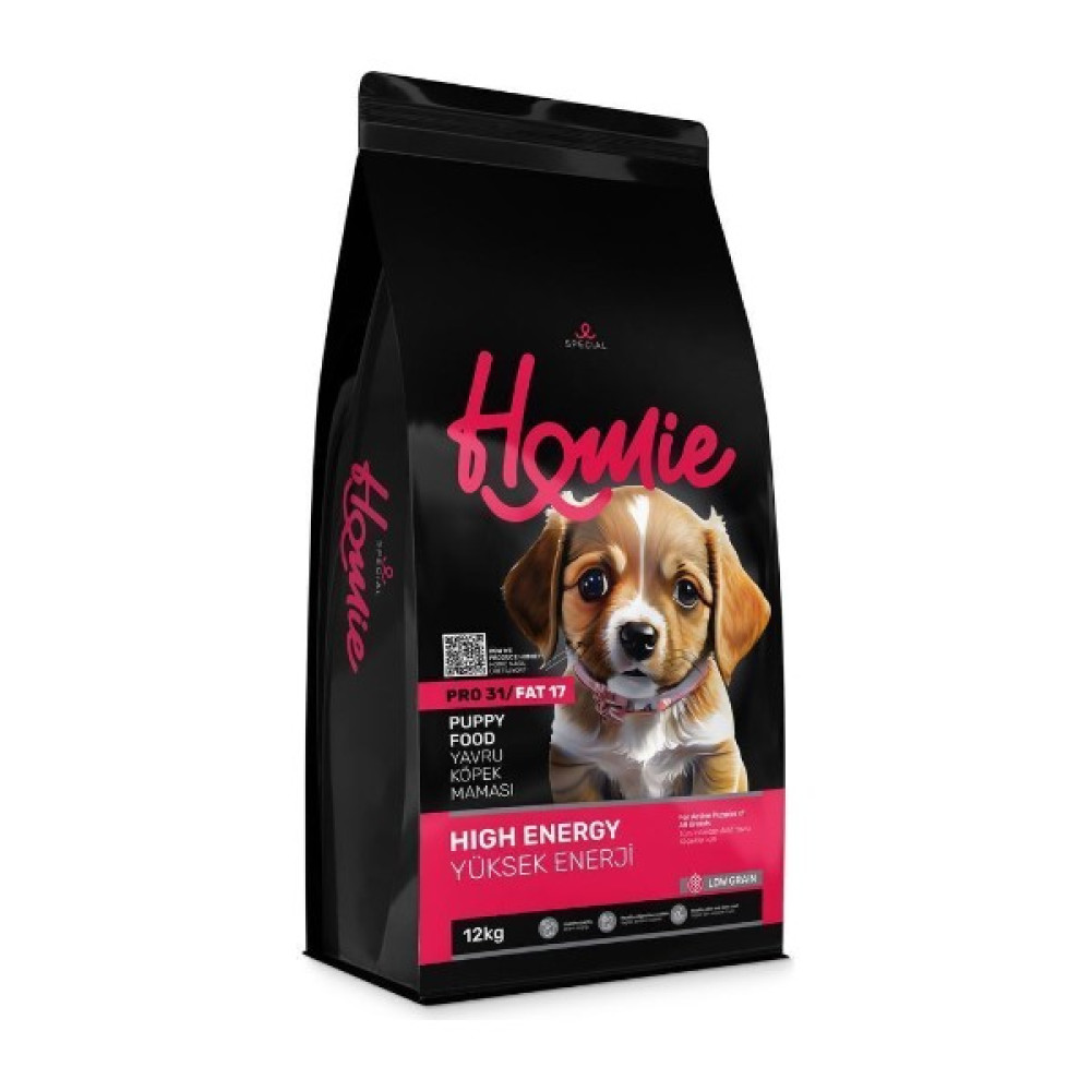 Homie Düşük Tahıllı High Energy Tavuklu Yavru Köpek Maması 12 kg Evcil Hayvan Ürünleri Fiyatı