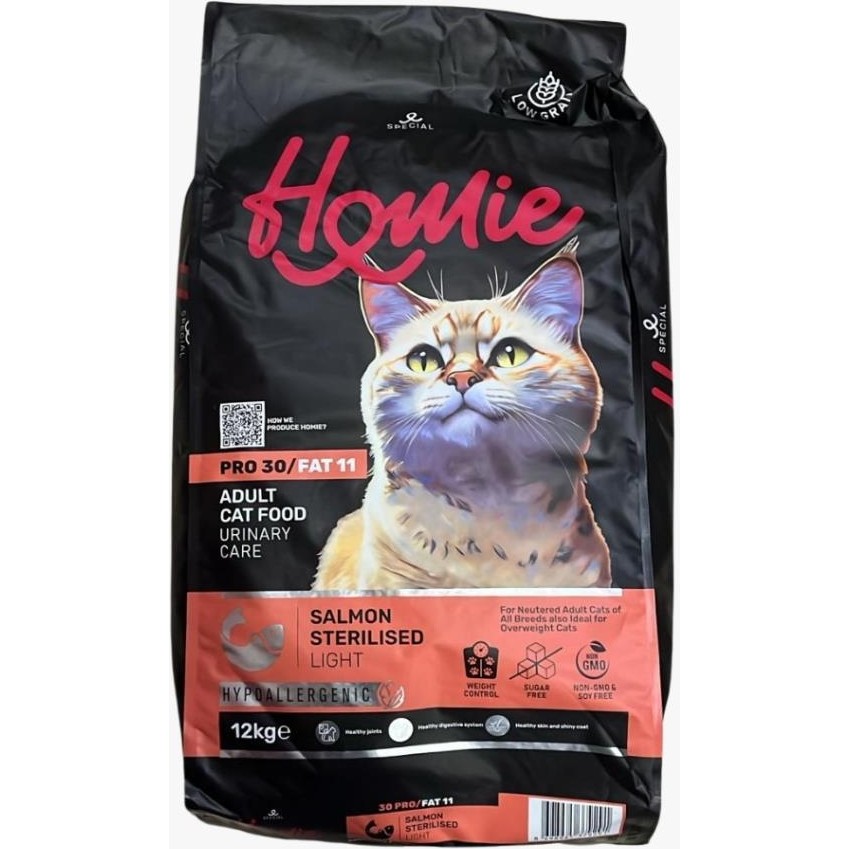 Homie Somonlu Kısırlaştırılmış Kedi Maması 12 kg Evcil Hayvan Ürünleri Fiyatı