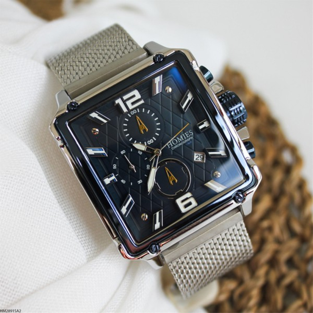 Homies HM28915A2 Chronograph Erkek Kol Saati - Gümüş Kol Saatleri Fiyatı