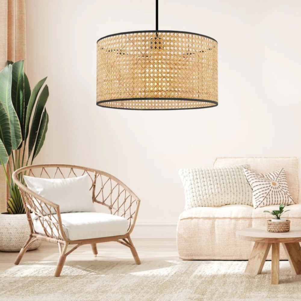 Homing Exclusive Hazeran Rattan Sarkıt Avize 38 cm - Bej Avize Fiyatı