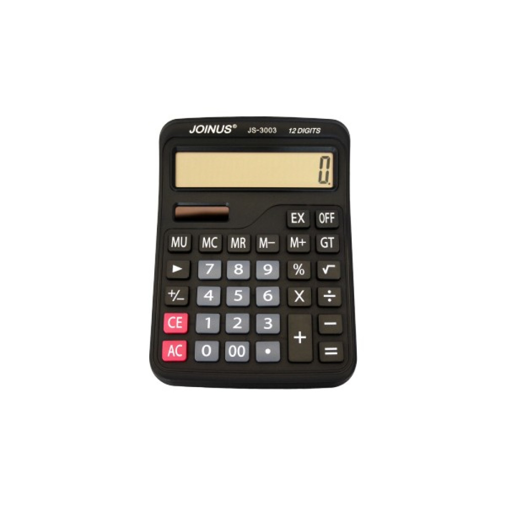 Homix Joinus JS-3003 Hesap Makinası 12 Hane Siyah Hesap Makinesi Fiyatı
