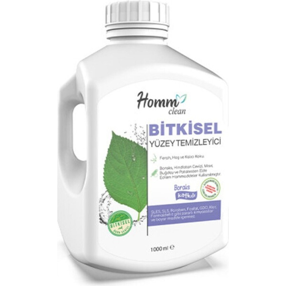 Homm Bitkisel Homm Clean Bitkisel Yüzey Temizleyicisi 1000 ml Ht Parlatıcı ve Temizleyiciler Fiyatı