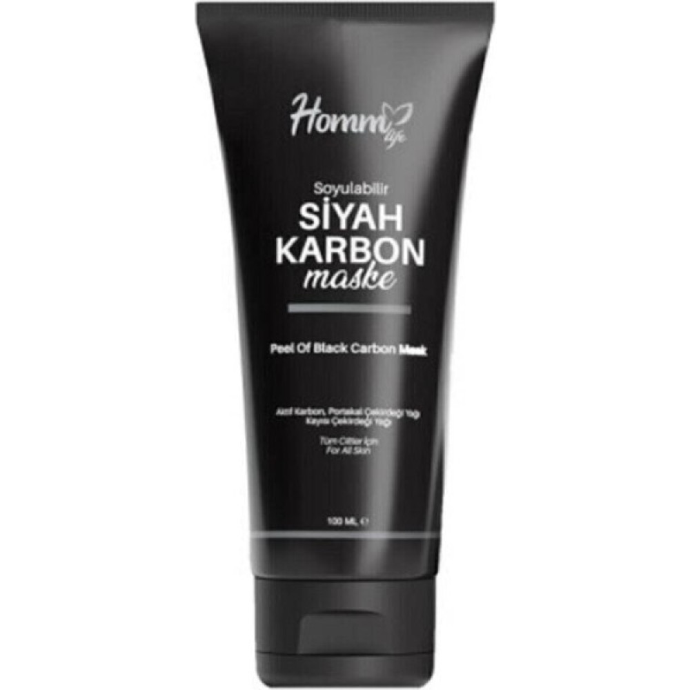 Homm Bitkisel Homm Kozmetik Homm Life Soyulabilir Siyah Karbon Maske 100ML Cb 2205 Maskeler Fiyatı