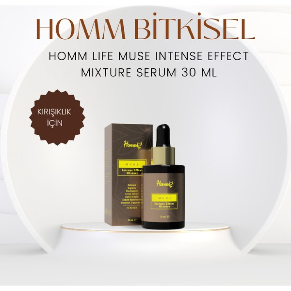 Homm Bitkisel Homm Lıfe Muse Intense Effect Mıxture Serum 30 ml Anti-Aging / Yaşlanma Karşıtı Fiyatı