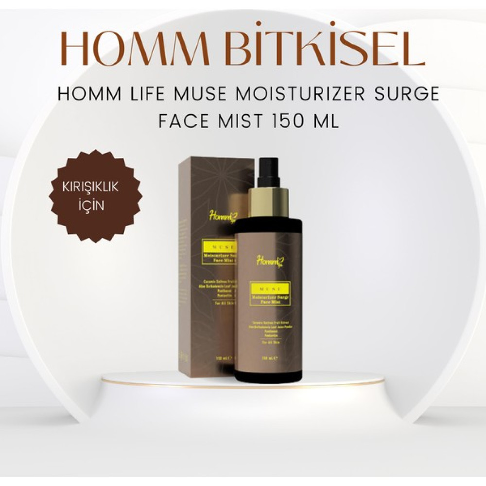 Homm Bitkisel Homm Lıfe Muse Moısturızer Surge Face Mıst 150 ml Tonik Cilt Temizleme ve Peeling Fiyatı
