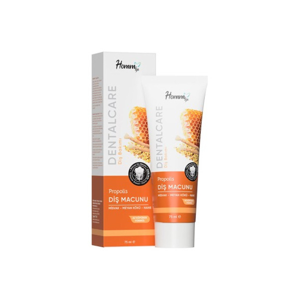 Homm Bitkisel Homm Lıfe Propolıs Diş Macunu 75 ml Diş Macunları Fiyatı