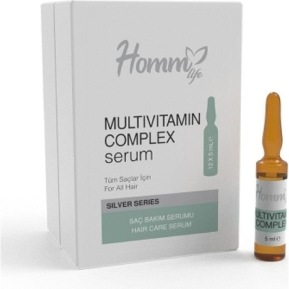 Homm Bitkisel Multivitamin Complex Serum 12X5 ml Saç Bakım Maskeleri & Serumlar & Spreyler Fiyatı