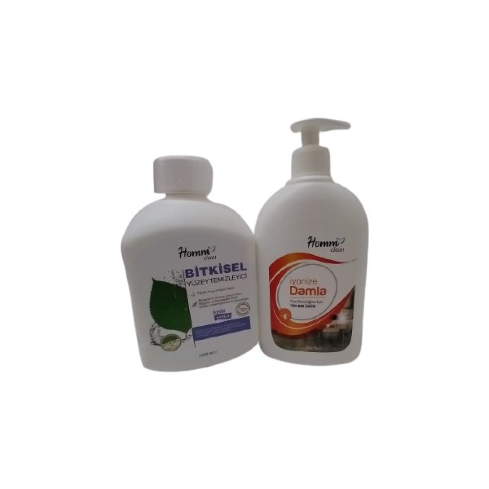 Homm Bitkisel Yüzey Temizleyici 1000 ml + Iyoneze Damla 1000 ml Parlatıcı ve Temizleyiciler Fiyatı