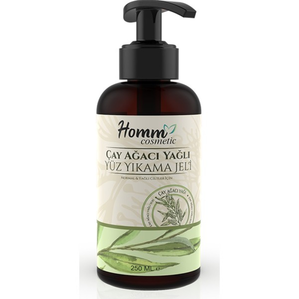 Homm Cosmetics Homm Çay Ağacı Yağlı Yüz Yıkama Jeli 250 ml Cilt Temizleme ve Peeling Fiyatı