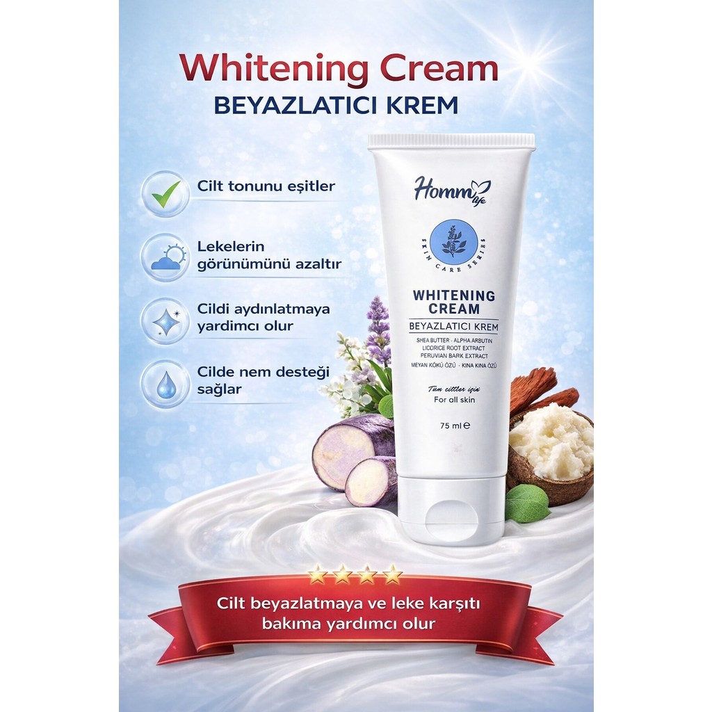 Homm Life Beyazlatıcı Krem 75 ml Diğer Fiyatı