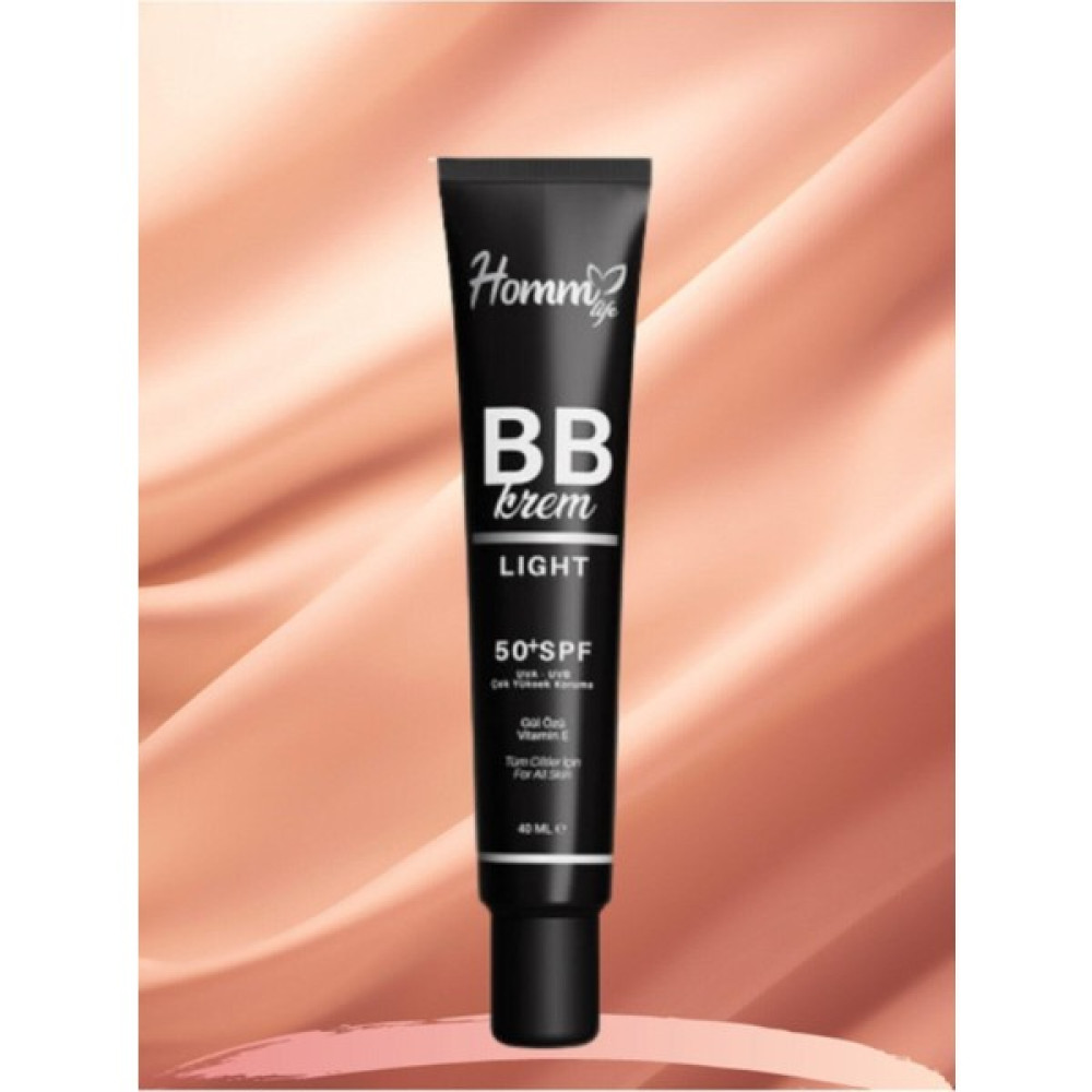 Homm Life Güneş Koruyuculu Bb Krem Lıght 50+ Spf 40 ml Cilt ve Yüz Bakımı Fiyatı