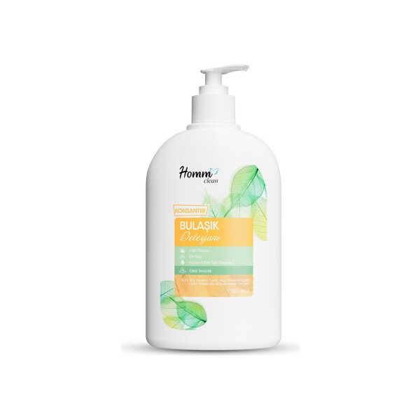Homm Life Homm Clean Konsantre Bulaşık Deterjanı (Elde Yıkama) 500 ml Bulaşık Yıkama Fiyatı