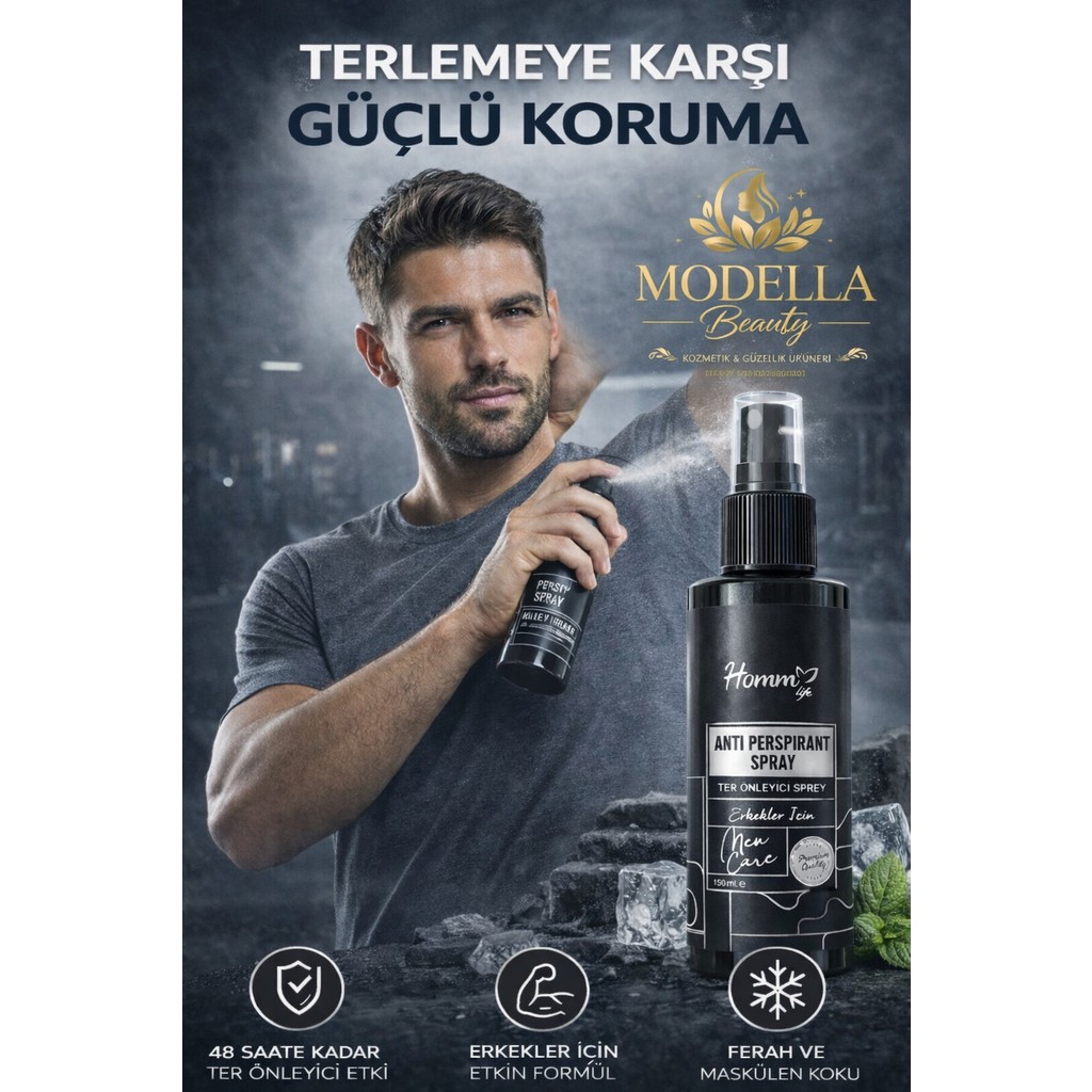 Homm Life Men Care Ter Önleyici Sprey 150 ml Diğer Fiyatı
