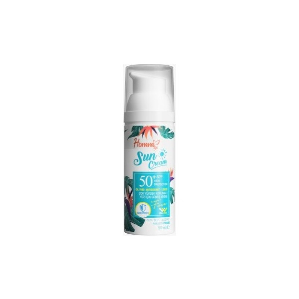 Homm Life Yüz Için Yüksek Korumalı Güneş Kremi 50 ml Güneş Kremleri ve Losyonları Fiyatı