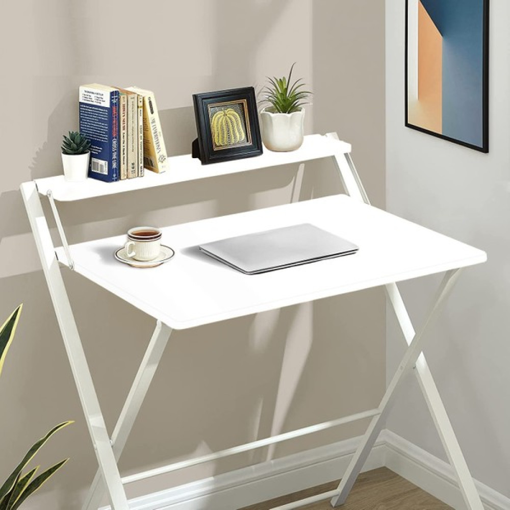 Homprime Katlanır Çalışma Masası Bilgisayar / Laptop Masası 75 cm - 75x50 - Beyaz Çalışma Masası Fiyatı