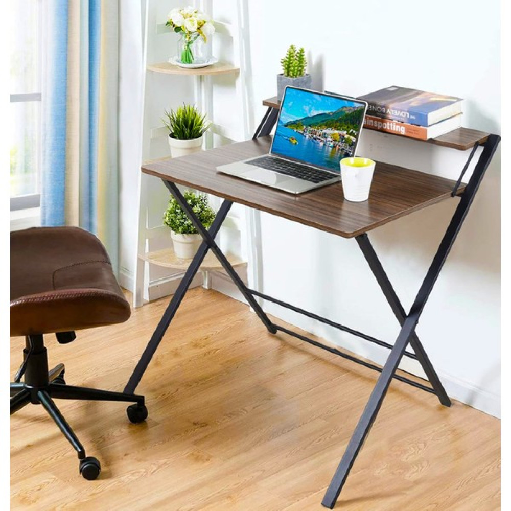 Homprime Katlanır Çalışma Masası Bilgisayar / Laptop Masası 75 cm - 75x50 - Ceviz Çalışma Masası Fiyatı