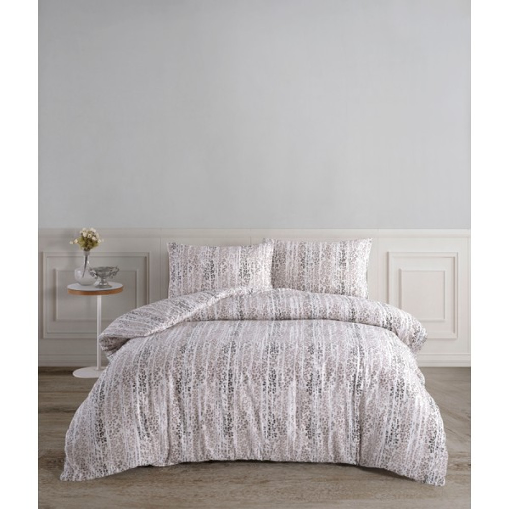 Homy Textiles Homytextilesbetty Pınk %100 Pamuk Çift Kişilik Çarşafsız Nevresim Takımı ( Fermuarlı) HMY1905 - Antrasit - Gri - Pembe - 200 x 200 cm Nevresim Takımı Fiyatı