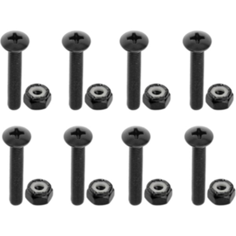 Homyl 8 Adet Yedek Longboard Kaykay Donanım Vidalar Montaj Siyah Acce 35MM BLACK_35MM_8PCS Kaykay Fiyatı