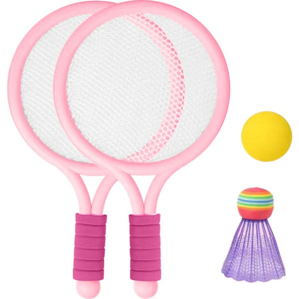 Homyl Çocuklar Badminton ve Tenis Oyunu Kolay ile Set Renkli Raketler, Plaj Bahçesi Açık Spor Oyun Oyun Oyuncaklar Hediyeler - Pembe (Yurt Dışından) Tenis & Badminton Fiyatı