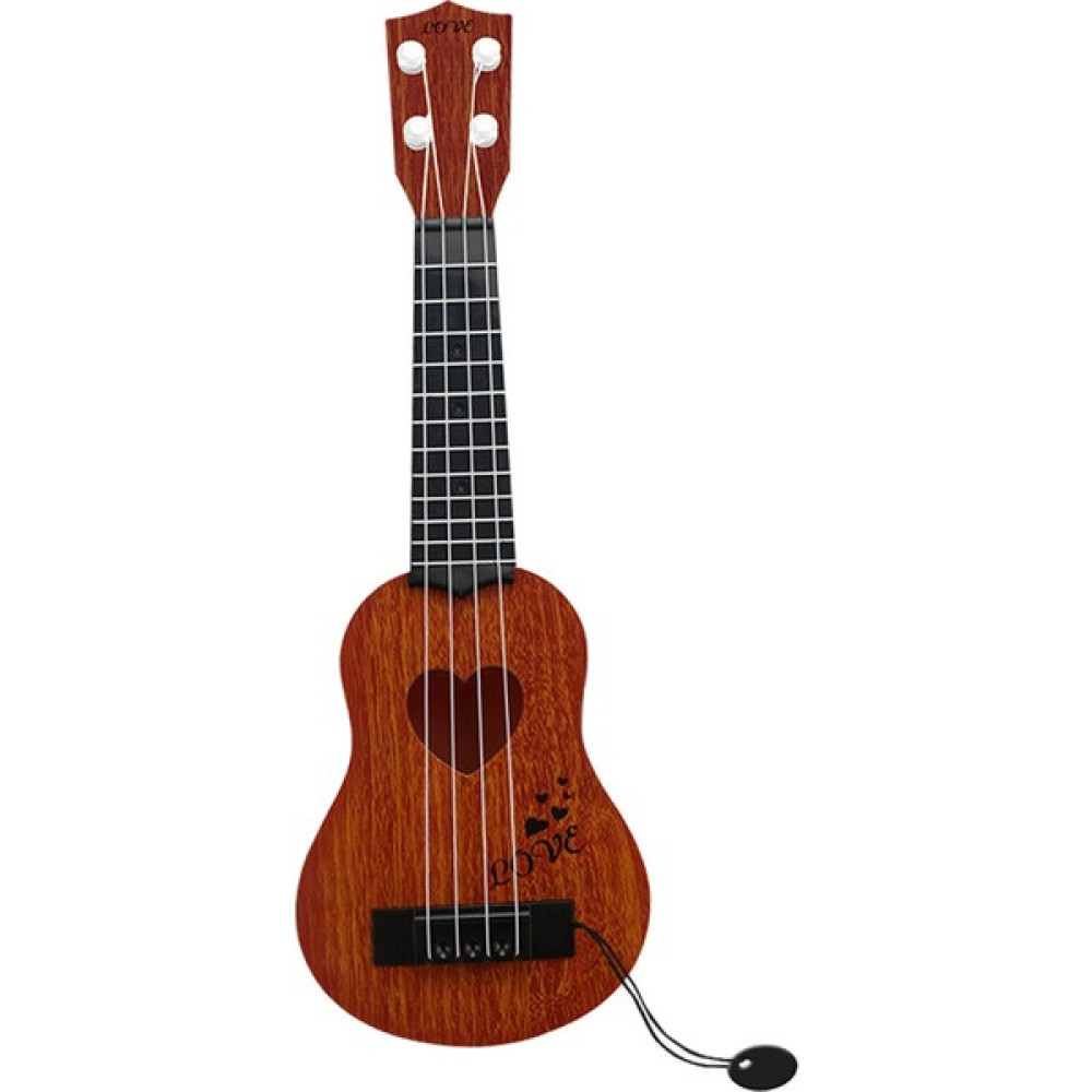 Homyl Kids Ukulele Gitar Oyuncak 4 Ayarlanabilir Dizeler, Yürümeye Başlayan Kahverengi Için Kolay 38X12.5CM (Yurt Dışından) Eğitici Oyuncak Fiyatı