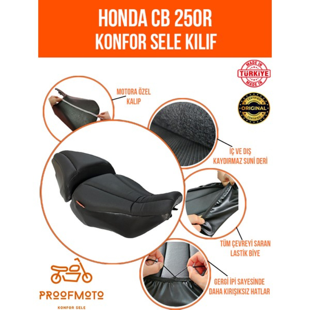 Honda Cb 250R Konfor Sele Kılıfı - PROOFMOTO Motorsiklet için Diğer Aksesuarlar Fiyatı
